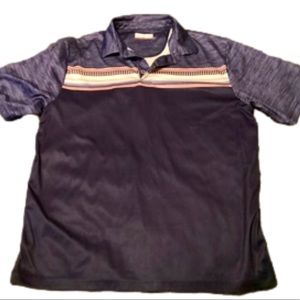 MENS GrandSlam Performance Navy Polo Size L